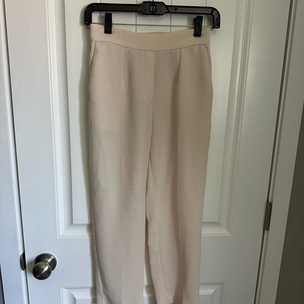 Mango Elegant Cream Women's Pants